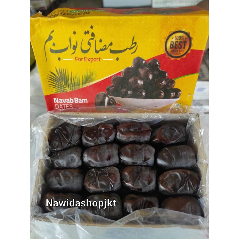 

Kurma BAM Mazafati Kurma Anggur Cicikam 1 Dus 500gr x 12 Lembut Empuk Enak
