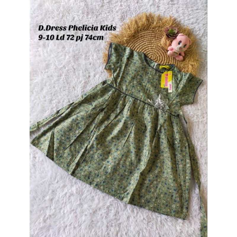 Dress Phelicia kids 2-7 tahun