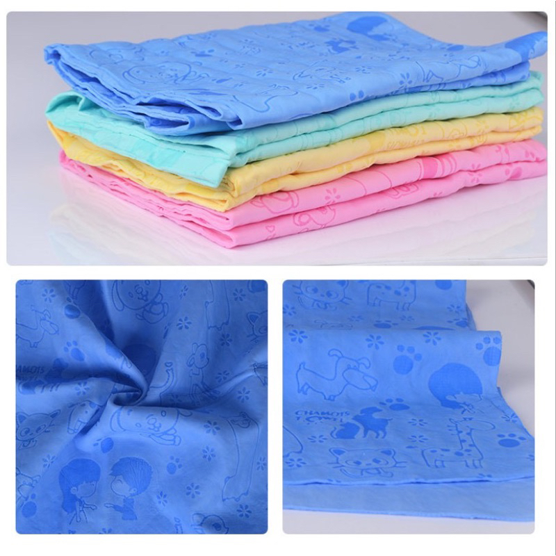 Handuk anjing kucing kelinci. Dog cat bath towel chamois grooming