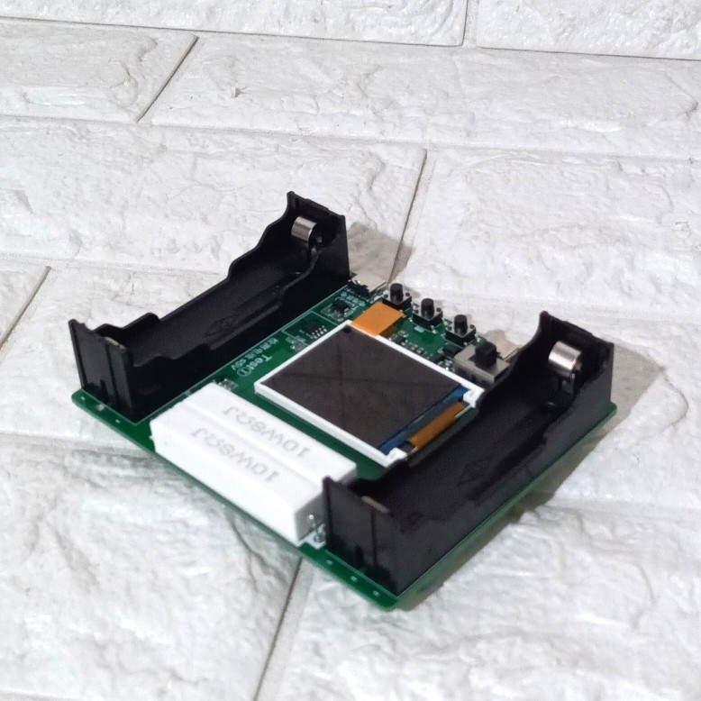 Ciasaatcisarua 18650 Tester Lcd Baterai Lithium Tester Kapasitas Cek Discharger