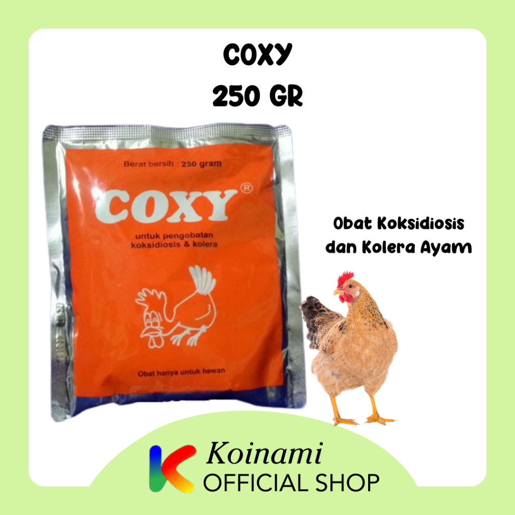 COXY 250 gram AYAM OBAT KOKSIDIOSIS DAN KOLERA / OBAT AYAM / MEDION