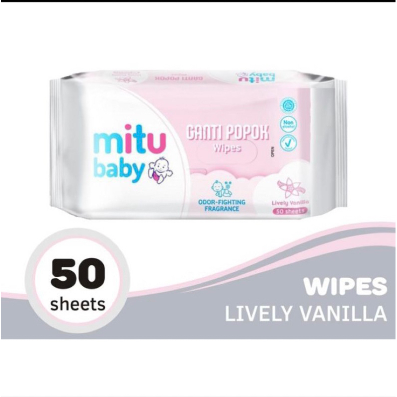 Buy one get one tissue basah mitu 50S