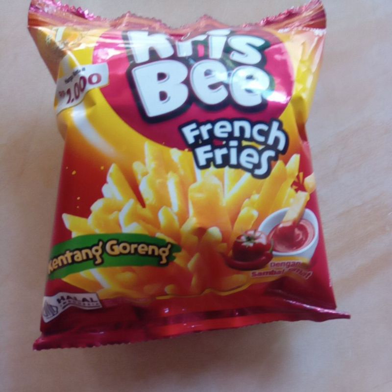 

KRIS BEE French Fries/Kentang Goreng Dengan Sambal Tomat 10 pcs x 9 gr Renceng