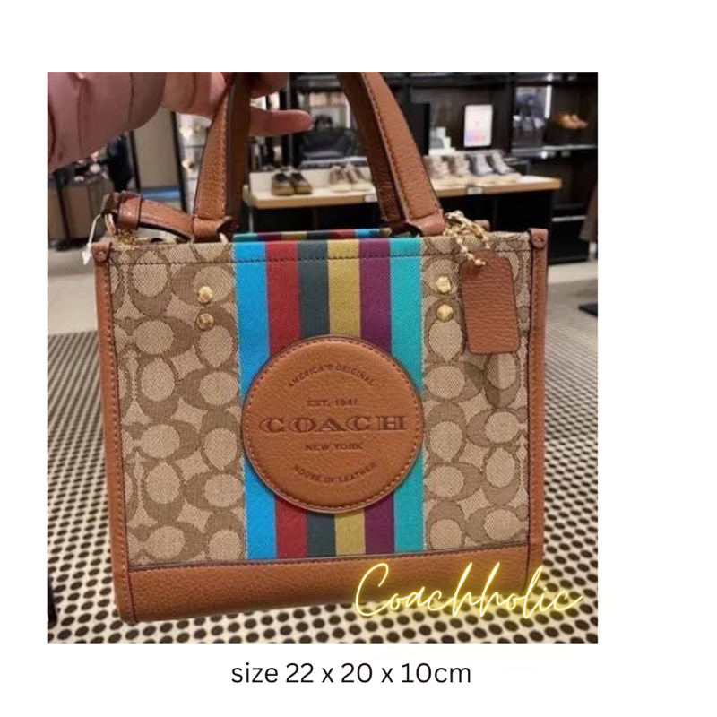 coach dempsey tote 22
