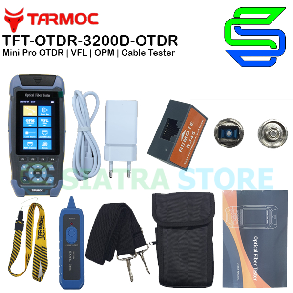 Tarmoc TFT-3200D-OTDR | Fiber Optic mini OTDR 1310/1550nm 60KM