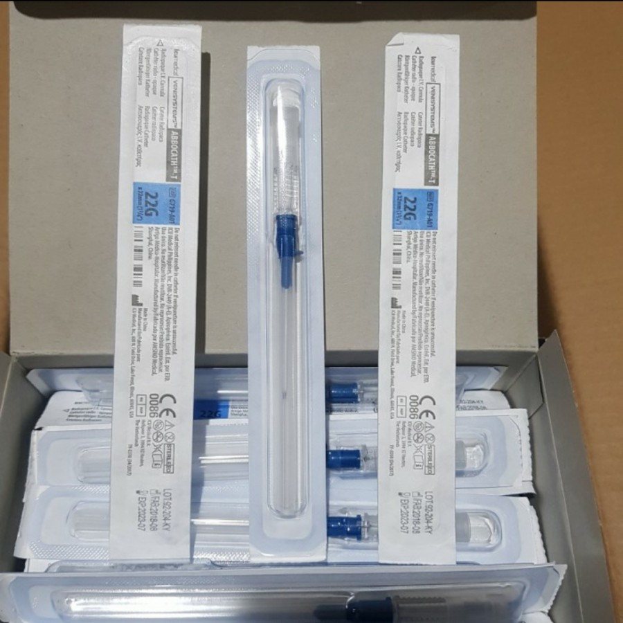 Abbocath Abboth Venisystem 14G 16G 18G 20G 22G 24G 26G -  Jarum IV Catheter Abocath 14G 16G 18G 20G 22G 24G 26G -