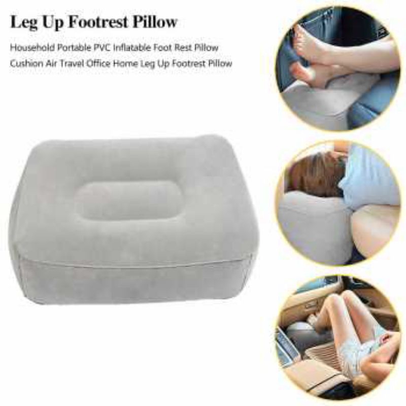 TaffHOME Bantal Angin Kaki PVC Inflatable Relaxing Pillow - JJ06114