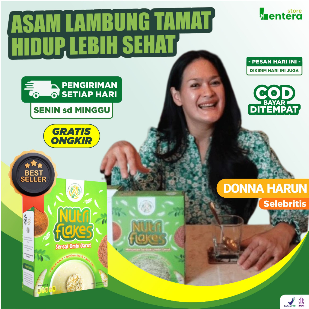 

NUTRIFLAKES Sereal Umbi Garut Solusi Atasi Asam Lambung Maag Gerd Diet Gizi Harian Paket Ringan 1 Box Sereal Umbi Garut Daun Kelor Psylium Husk dengan Tambahan Susu Ettawa dan Gula Aren 100% Alami Potongan Harga 30% Gratis Ongkir