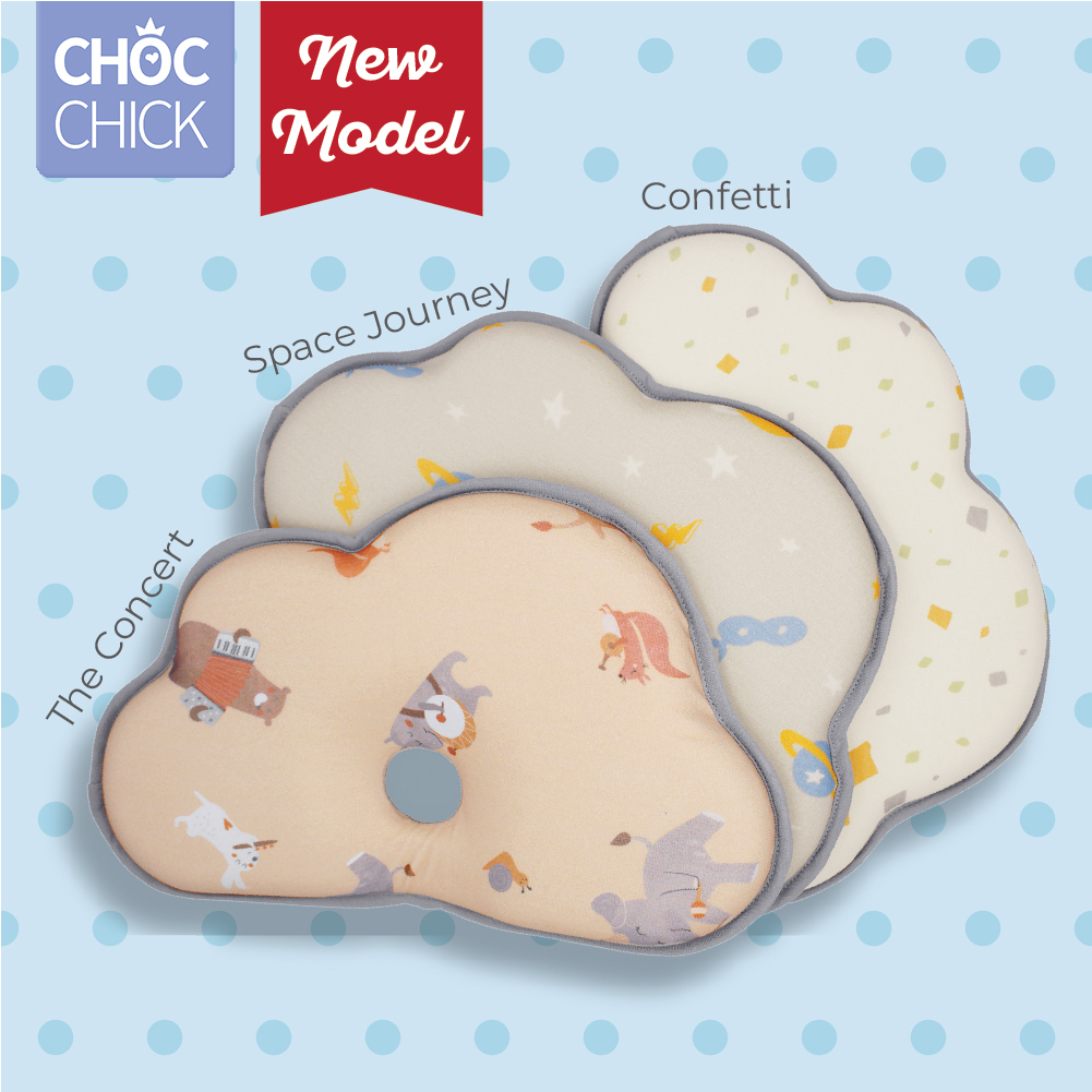 Choc Chick Memory Foam Baby Pillow Bantal Tidur Anak Bayi Anti Peyang Ergonomis