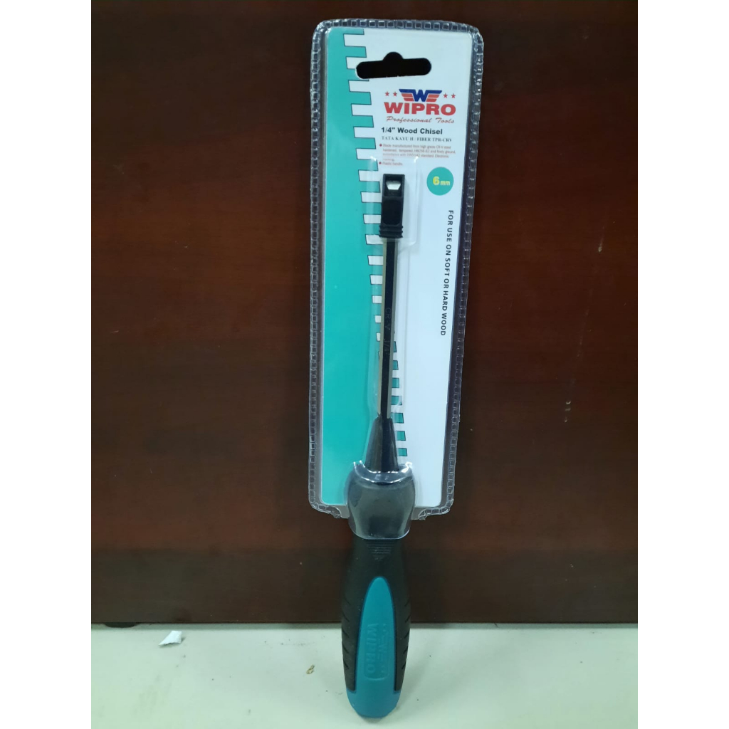 Tatah Kayu Handle Fiber Tpr-Crv 6Mm (1/4") Wipro