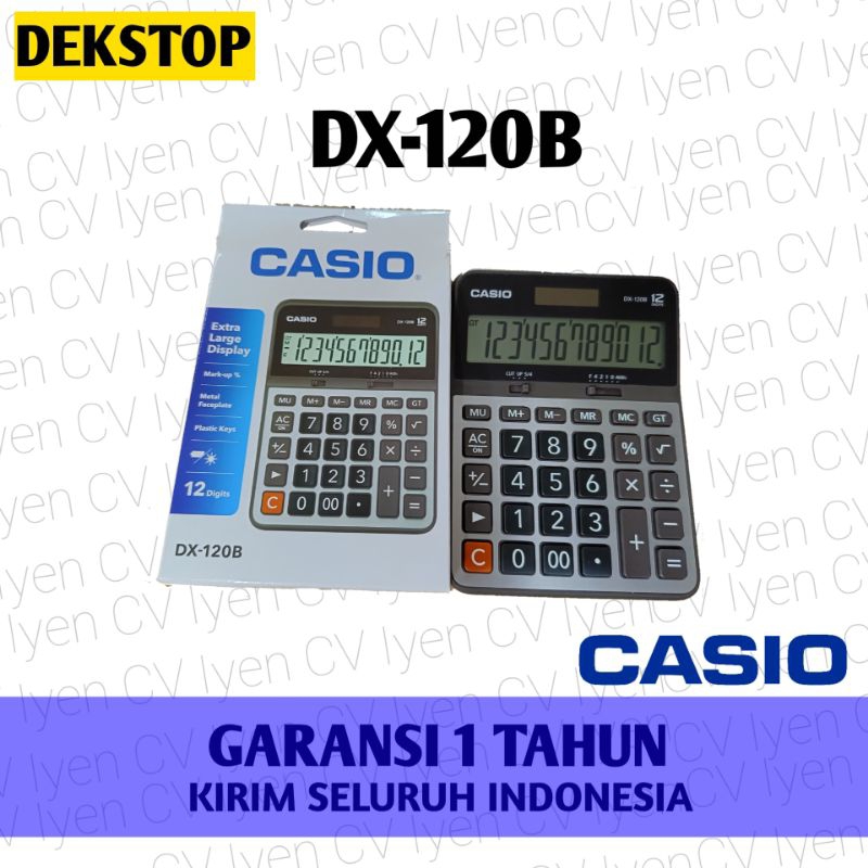 

kalkulator Dekstop Casio DX-120B / Casio DX 120B / casio 120b / kalkulator Casio