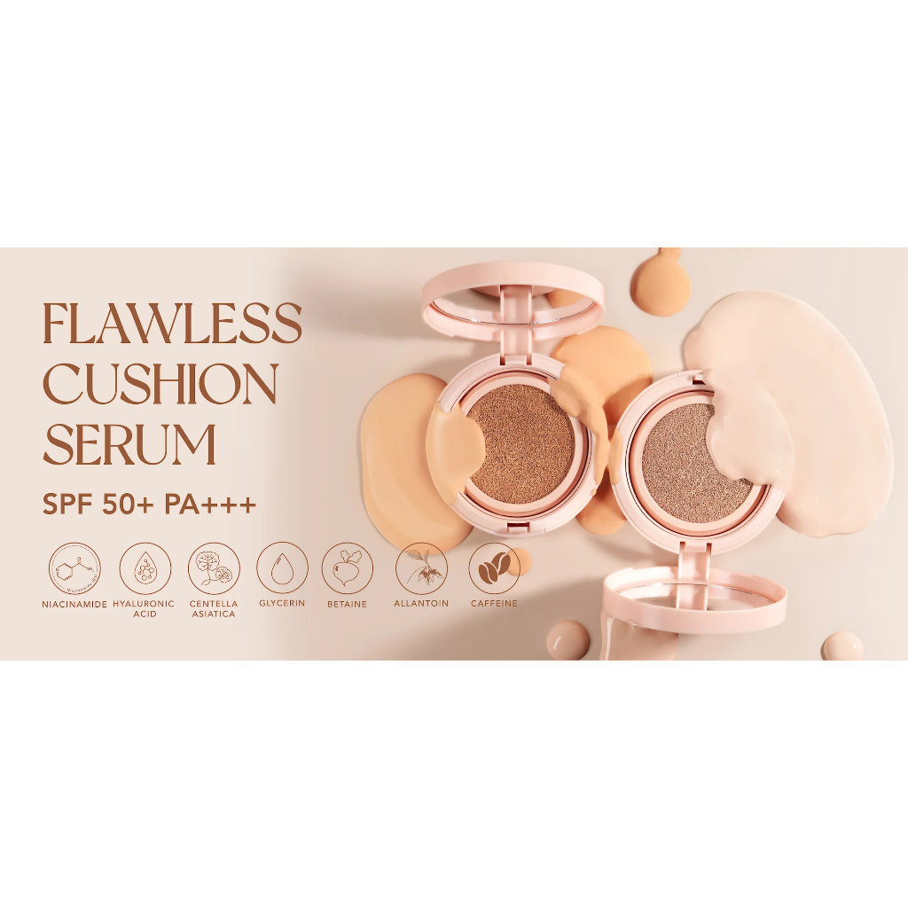 ESQA Flawless Cushion Serum SPF 50+ PA+++