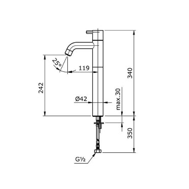 Kran Wastafel TOTO TX 123 LES / TX123LES ORIGINAL