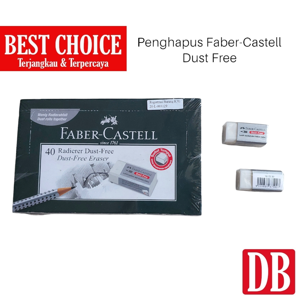 

(1pcs) Penghapus / Eraser Faber Castell Kecil Putih 1pcs