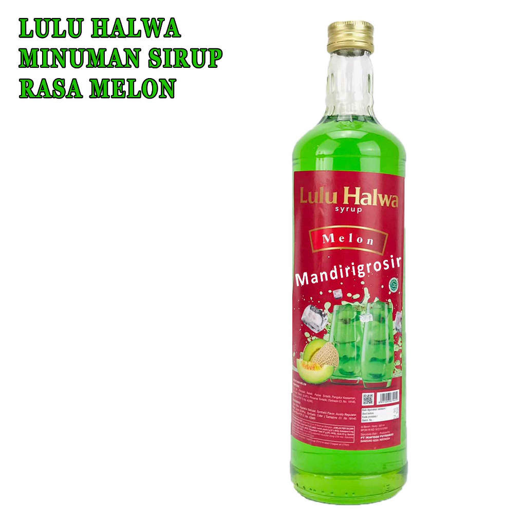 Minuman Sirup* Lulu Halwa* Sirup Rasa Melon* 650ml