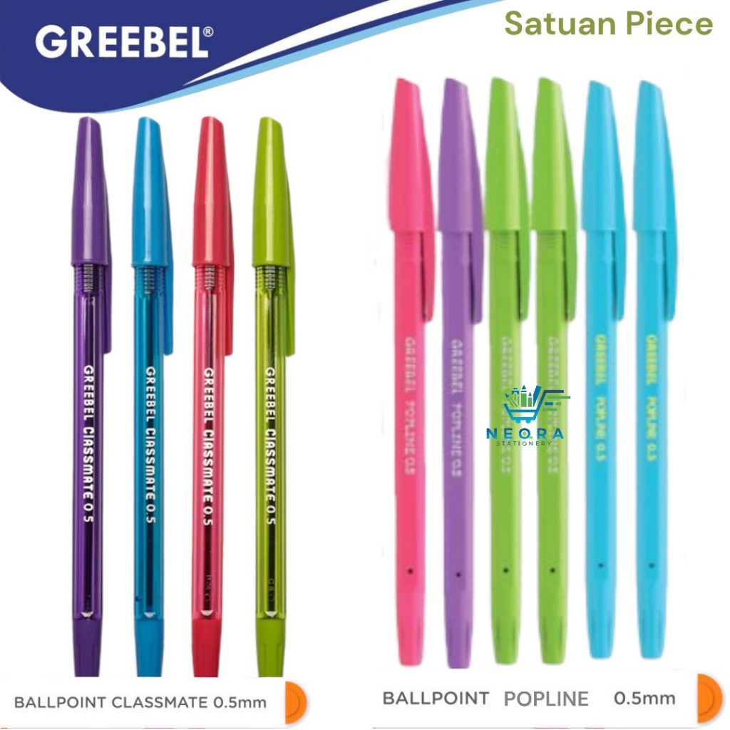 

Greebel Pen Ballpoint Hitam 0.5mm | @1 Pulpen