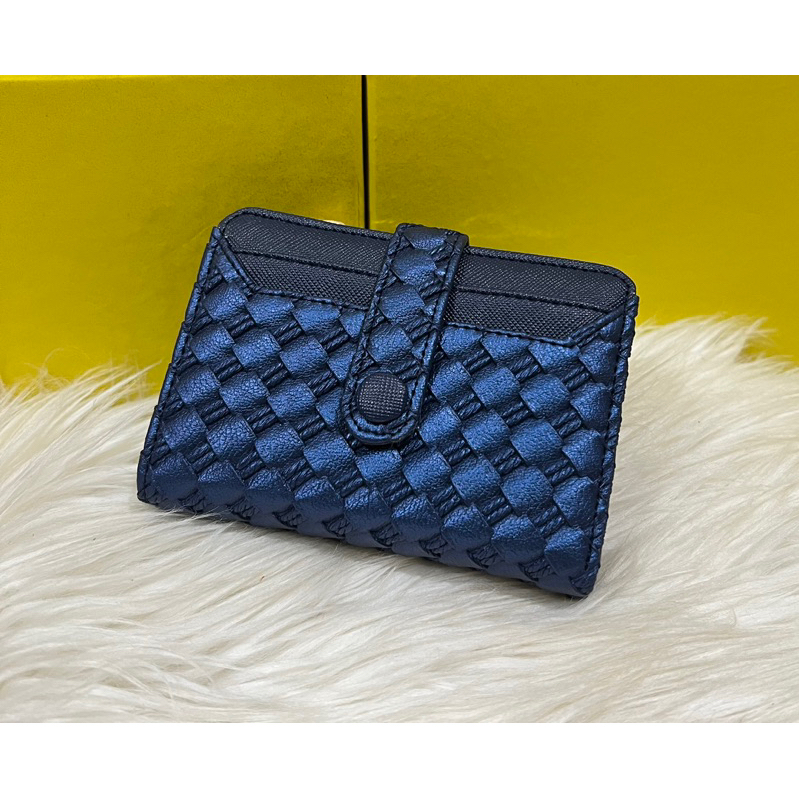 BOLONSTORE - DOMPET MINI LIPAT ANYAM CARD &amp; CASH KEKINIAN FREE DUSBAG // DOMPET MINII