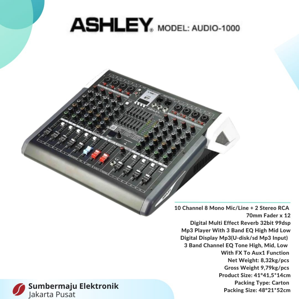 POWER MIXER ASHLEY AUDIO 1000 / ASHLEY AUDIO1000