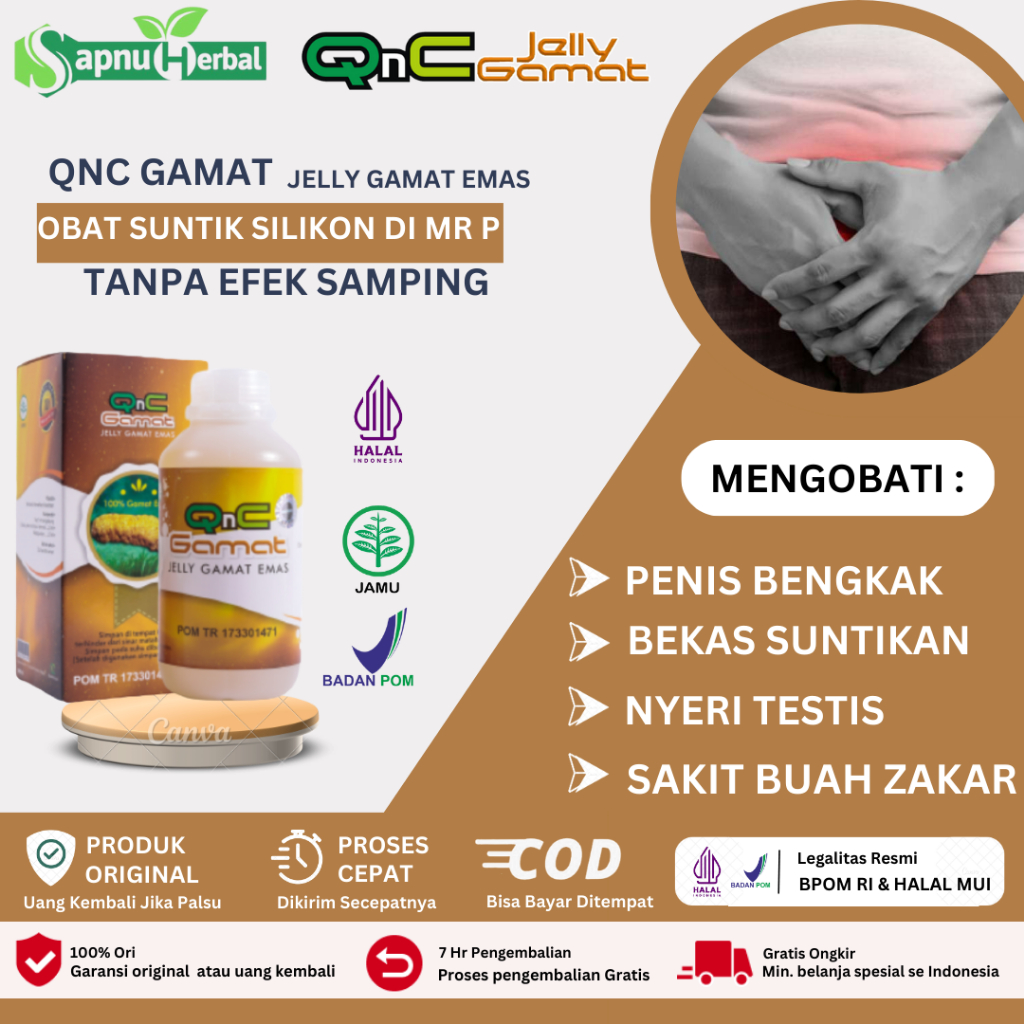Sapnu Herbal - Obat Penghilang Suntik Silicon Di Mr P, Silicon Di Kelamin, Pembengkakan Penis Akibat