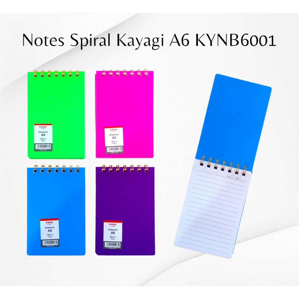 

Notebook / Notes Spiral Kayagi A6