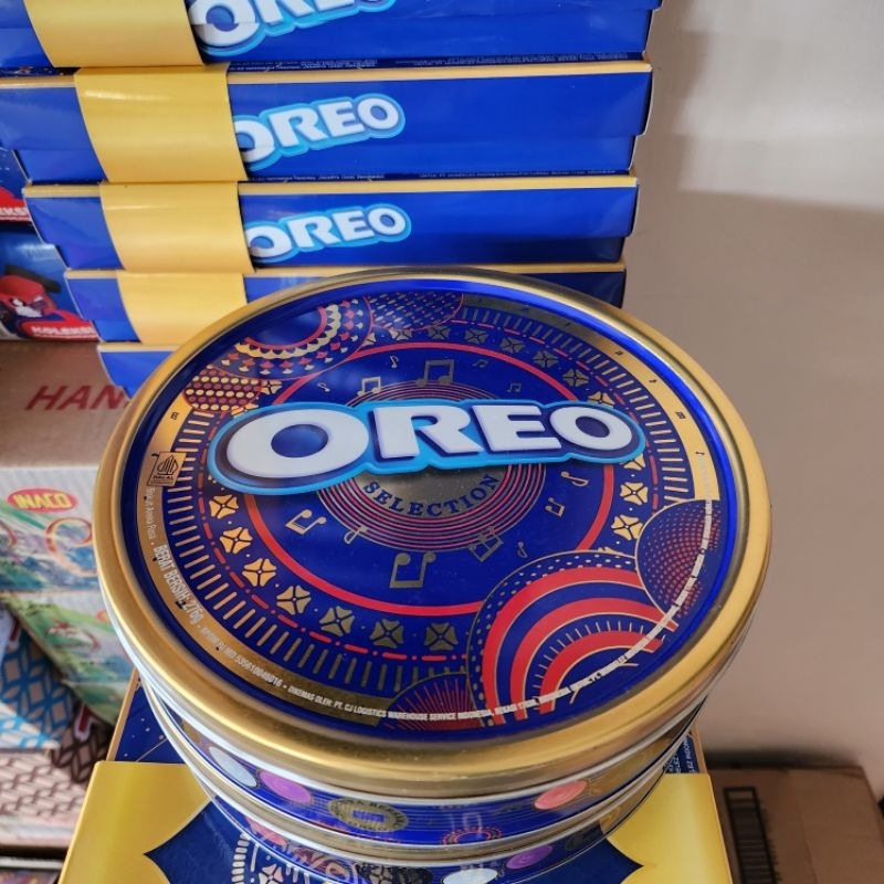 OREO SELECTION BISKUIT KRAFT KALENG 276GR