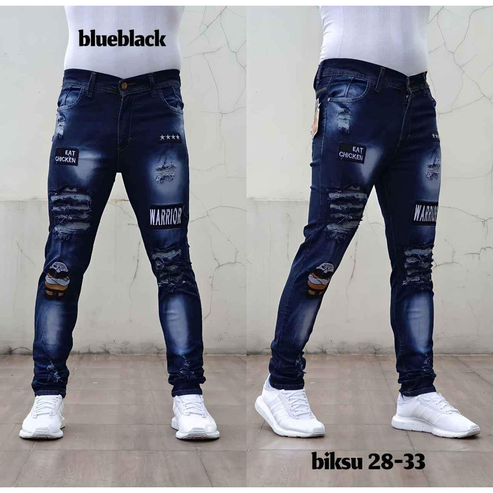 Celana Jeans Sobek Distro Kekinian | Jeans Sobek Distro Terbaru | Celana Distro | Celana Jeans Panja