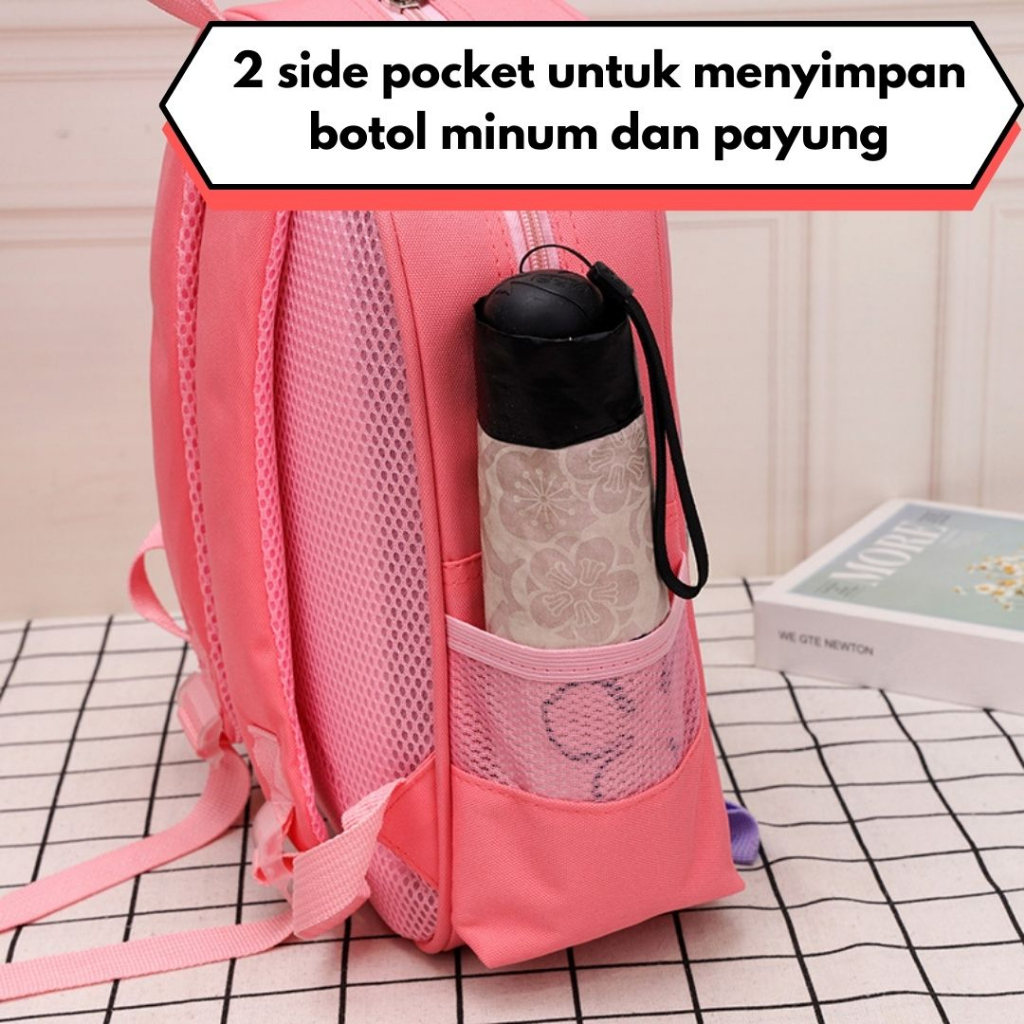 [MONA] Tas Ransel Sekolah Buat TK dan PAUD Gambar Lucu Kualitas Import Premium -M0229