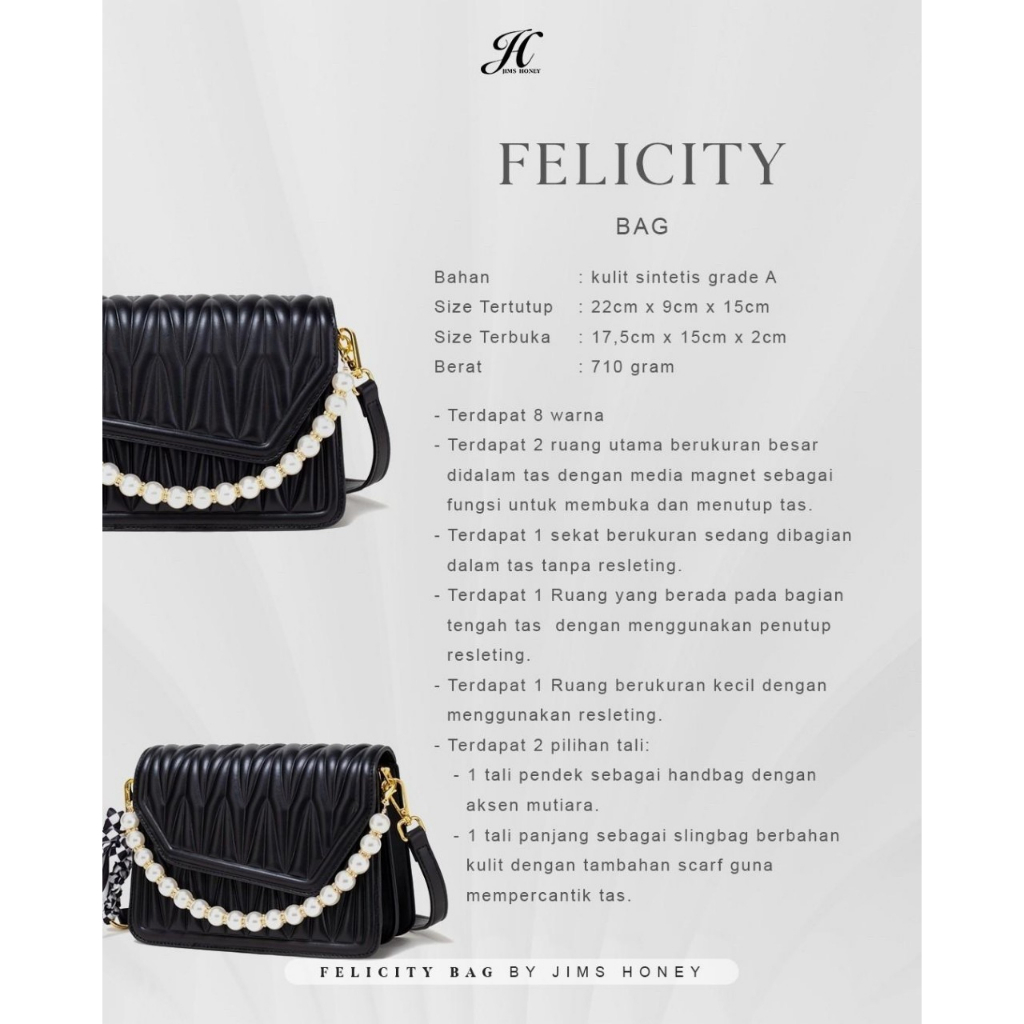 JIMS HONEY TAS WANITA FELICITY BAG