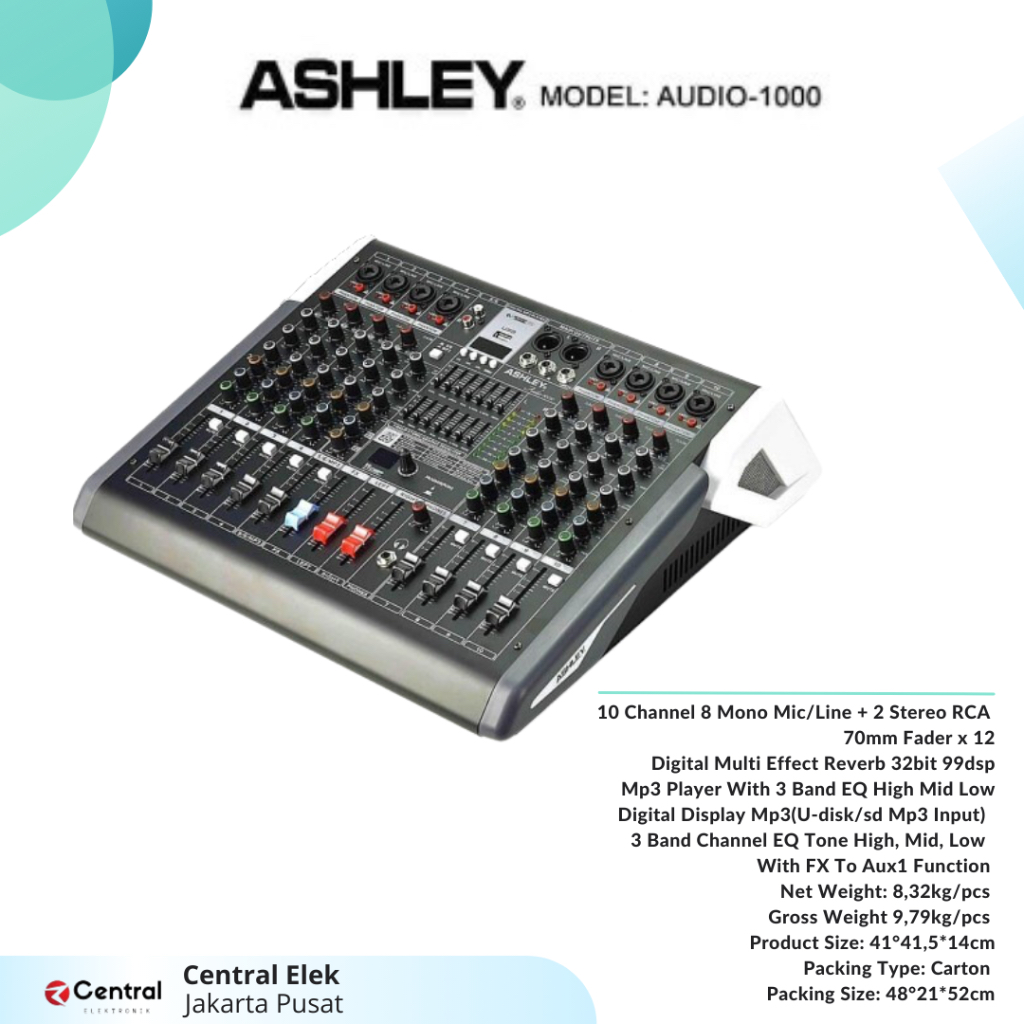 POWER MIXER ASHLEY AUDIO 1000 / ASHLEY AUDIO1000