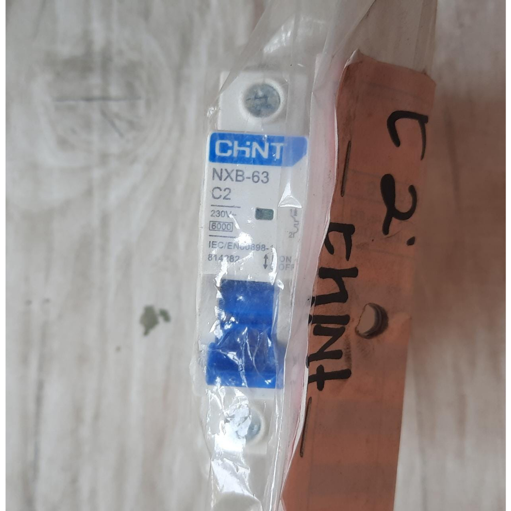 MCB 2 A - CHINT MCB 2 A - CHINT MERK CHINT GARANSI 100% ORIGINAL Chint MCB NXB Series 1P NXB-63 Whit