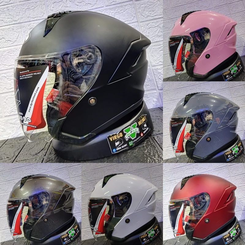 HELM DYR SUBARU NEW SOLID BLACK DOFF STANDAR