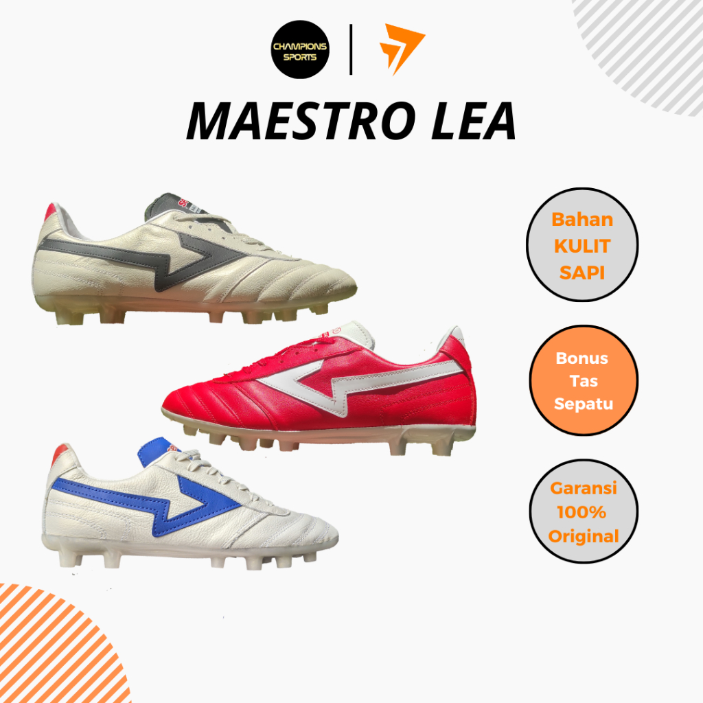 Sepatu Bola Kulit Sevspo Maestro Leather (BISA COD)