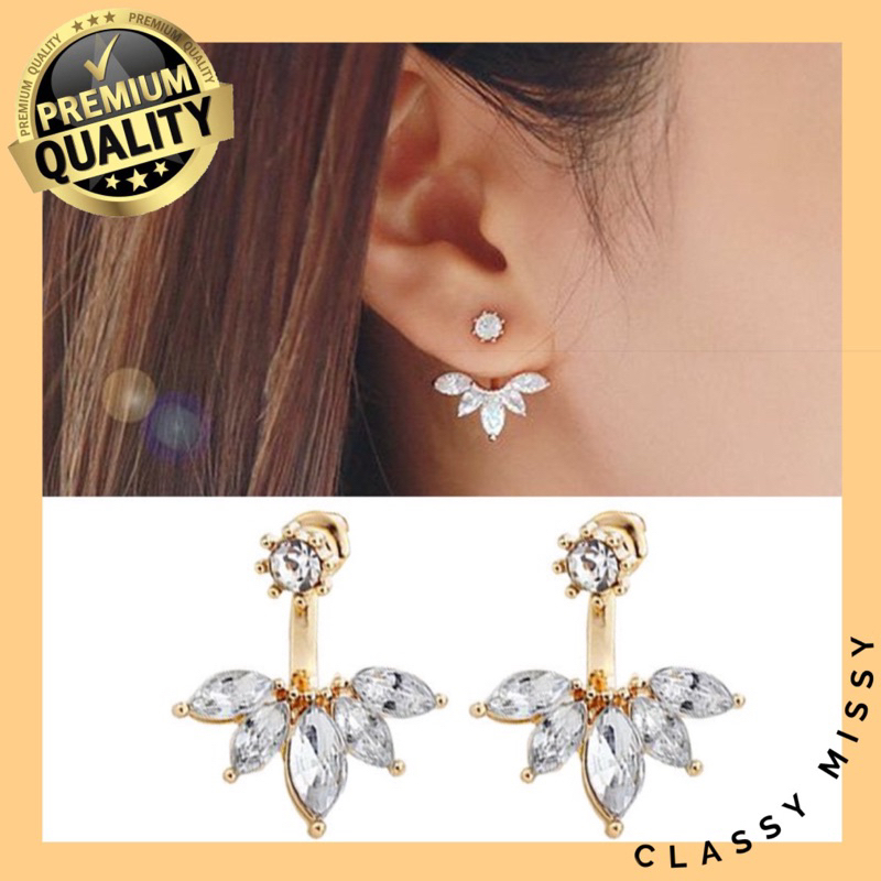 Anting Tusuk Berlian Studs  Earring Fashion Wanita Korea Aksesoris Fashion Murah A30