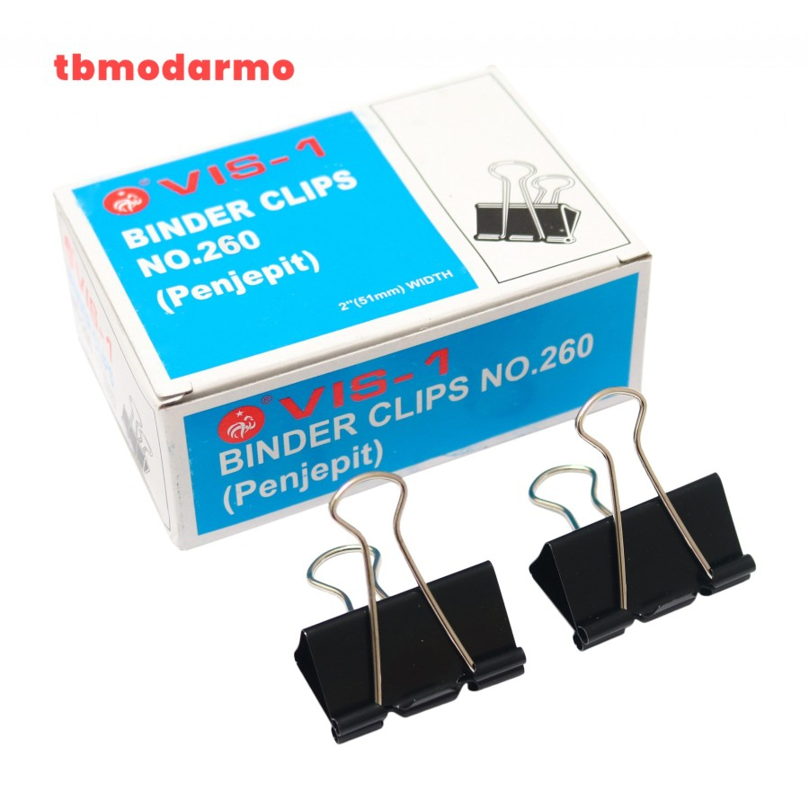 Tbmo VIS-1 Binder Clip 260 / Klip Kertas