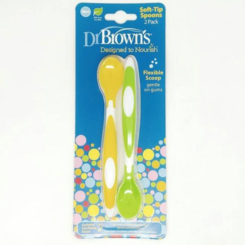 Dr Brown's Soft Tip Spoons 1 Set isi 2