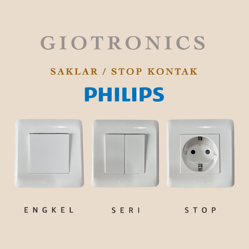 PHILIPS IB TANAM SAKLAR / PLATE / STOP KONTAK 2M AgileStyle