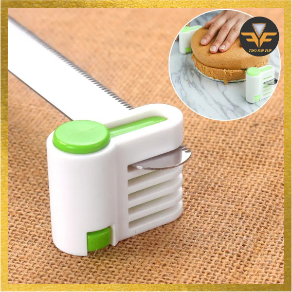 Adjustable Cake 2 Pcs Fixator Guide Slicer Pemotong kue 5 Layer Alat Bantu Potong Kue Roti Tawar 5 Lapis Bread Cutter Slicer Cutting Alat Pembagian Kue Baking TERMURAH TERLARIS