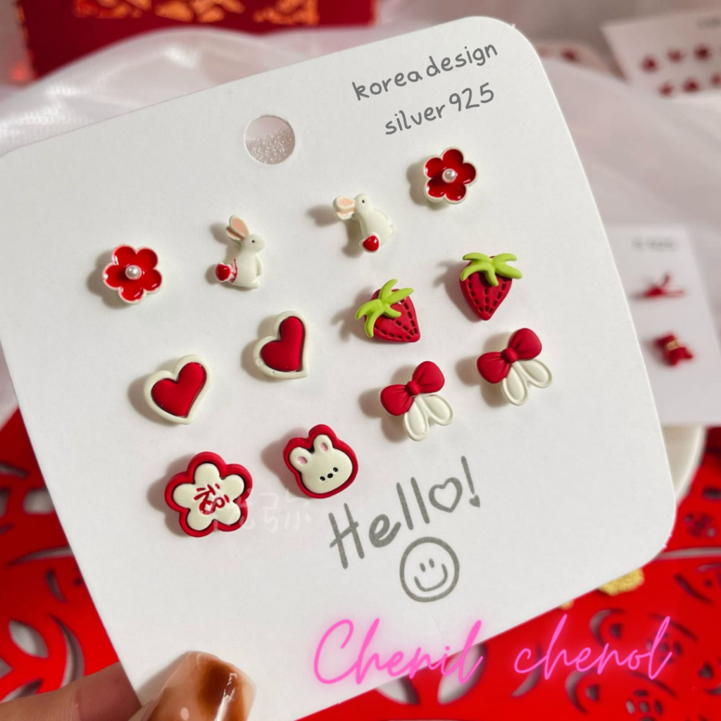 ANTING TUSUK S925 silver 925 anting stud korea / anting tusuk korea s925/ anting hoop s925/ anting k