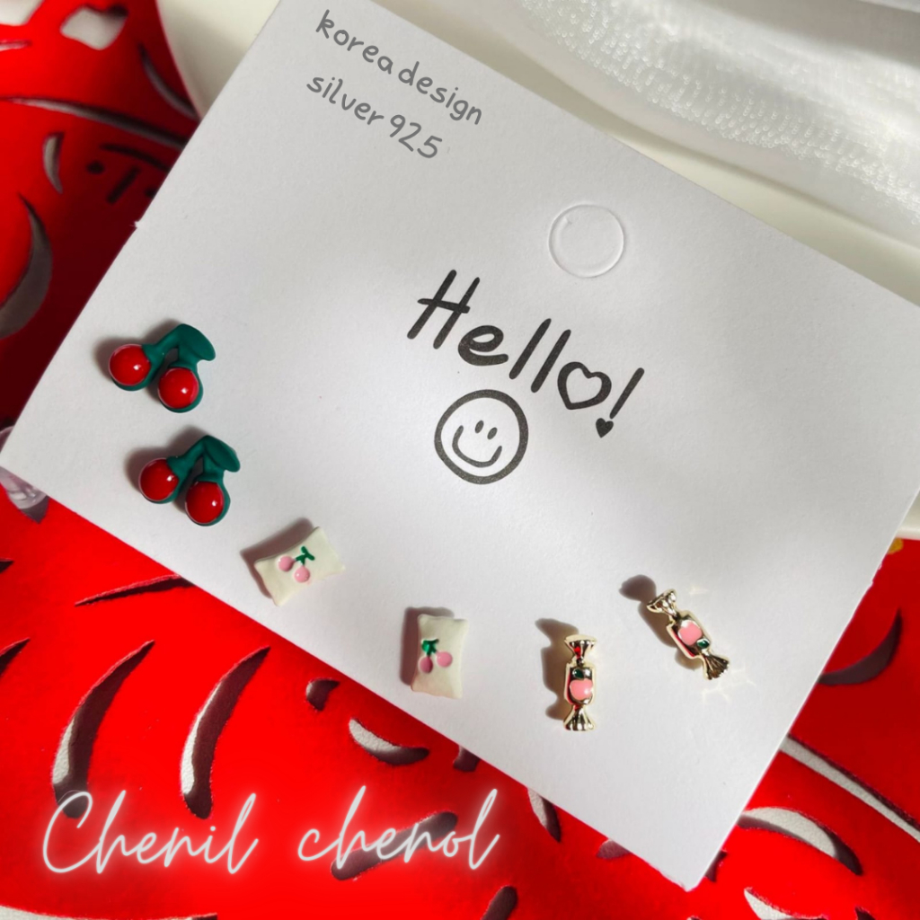 ANTING TUSUK S925 silver 925 anting stud korea / anting tusuk korea s925/ anting hoop s925/ anting k