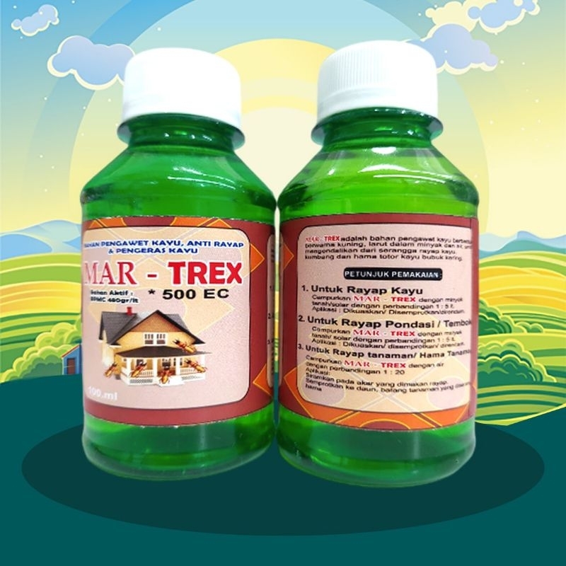 MARTREX 100 - Obat Anti Rayap Racun Rayap Obat Pengeras Kayu Pengawet Kayu Racun Rayap Obat Pembasmi Rayap 100 ML