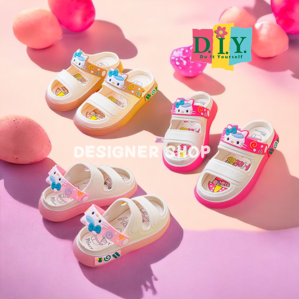 Sandal Viral Anak Perempuan Hello Kitty Terbaru 2023