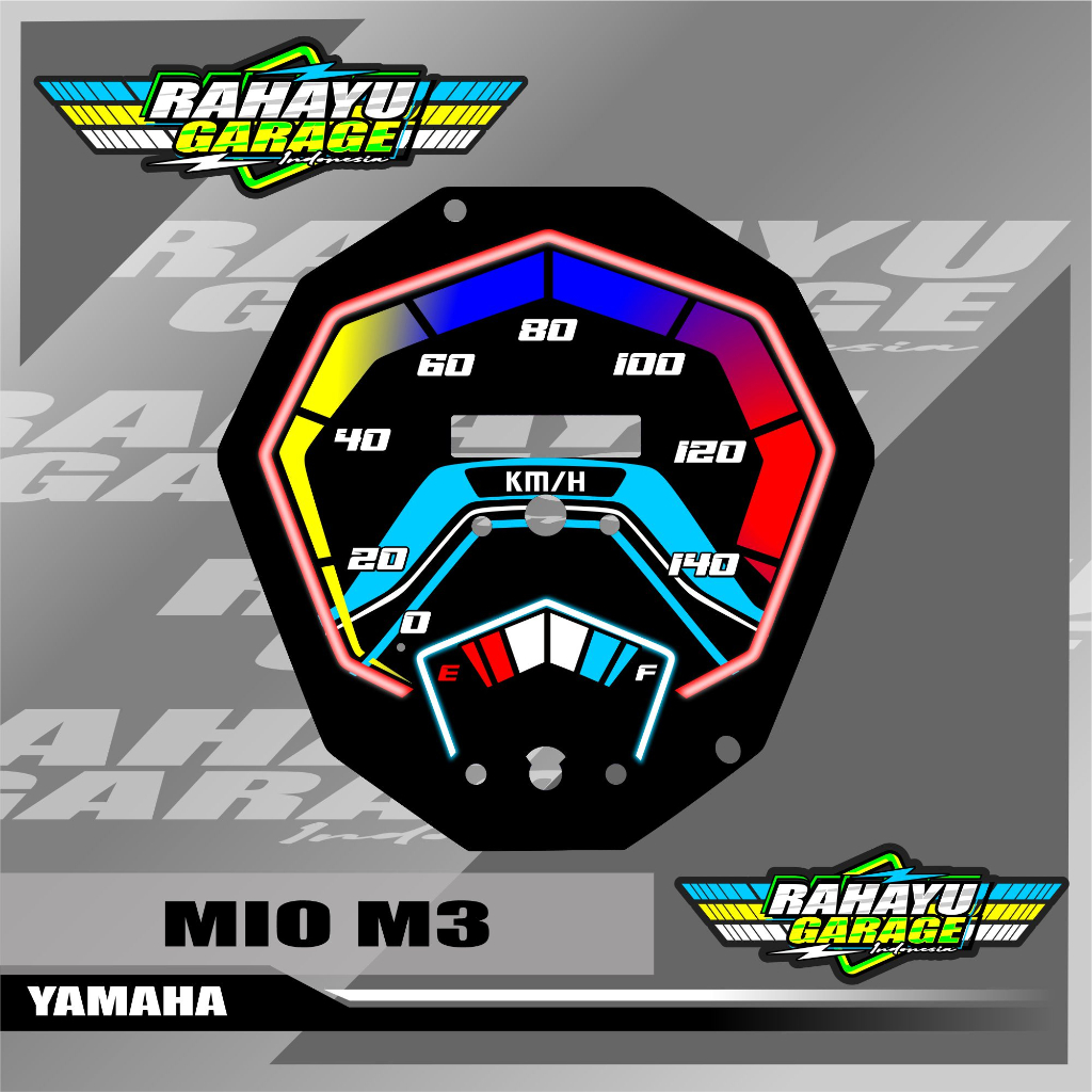 papan speedometer custom mio m3 panel spido meter mio m3