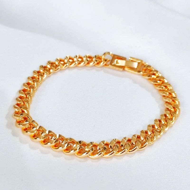 Gelang Tangan Merk Yaxiya Gelang Rantai Emas