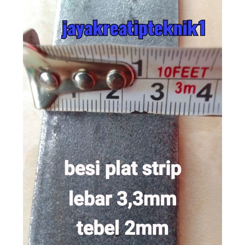 BESI PLAT STRIP lebar 3cm tebal 2mm