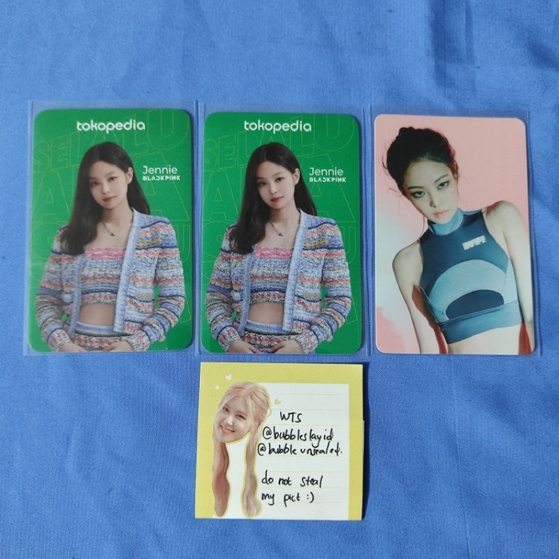 JENNIE SAMSUNG PINK PHOTOCARD BLACKPINK PC