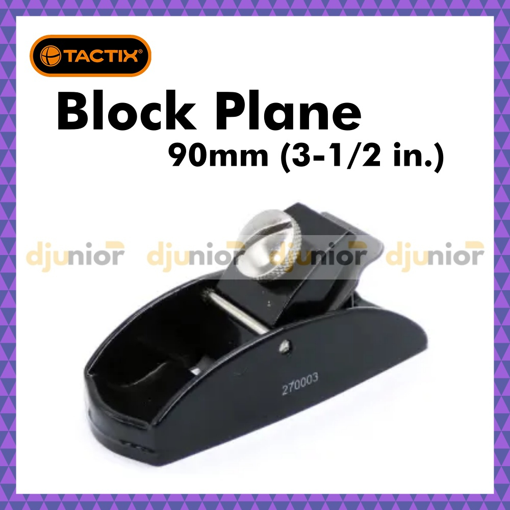 TACTIX - BLOCK PLANE 90MM / SERUT KETAM KAYU MINI / PAHAT KAYU