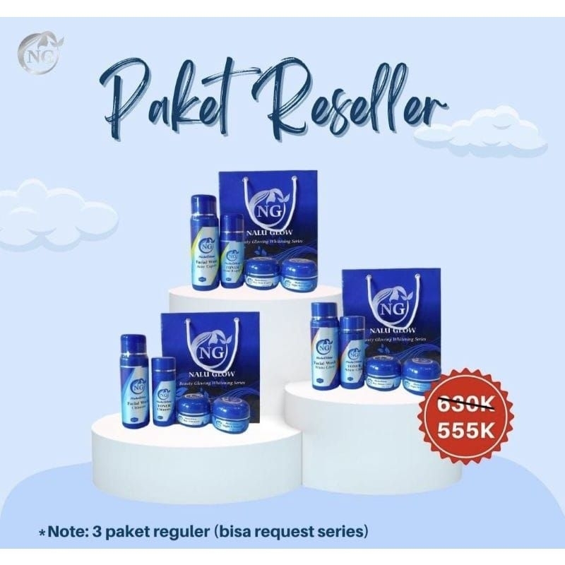 PAKET USAHA NALU GLOW | RESELLER NALU GLOW | SKINCARE BPOM | USAHA NALU GLOW