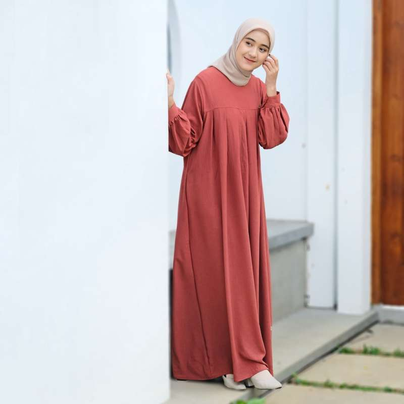 Gamis / Gamis Abaya Terbaru 2023 Lebaran Wanita / Gamis Simple Elegan / Dress Simple Polos / Matt Cr