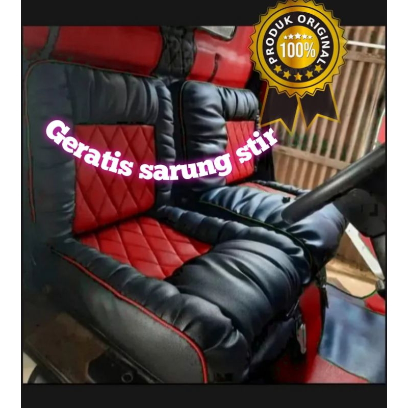 Sarung jok mobil pick up model sofa mobil t120ss/Cerry Futura/l300/Grenmex interior mobil pick up sa