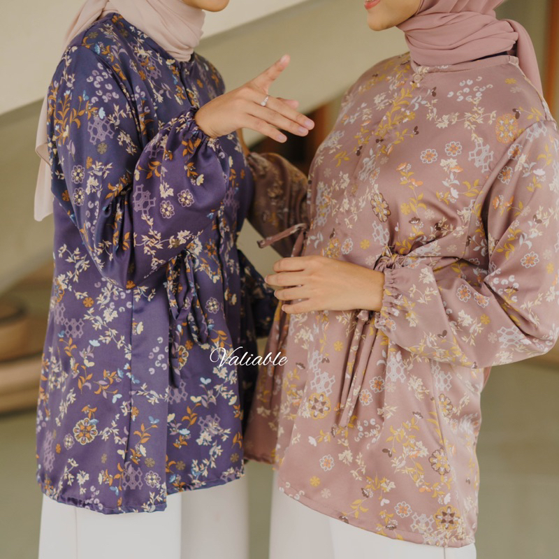 Keinan Blouse Pattern Silk One Set - Dijual terpisah